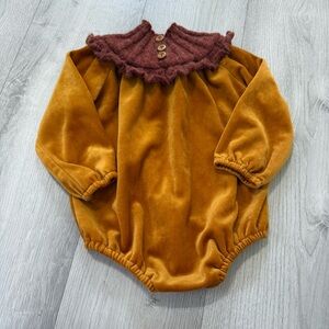 Kalinka 18-24m Cozy Brown Kids One Piece